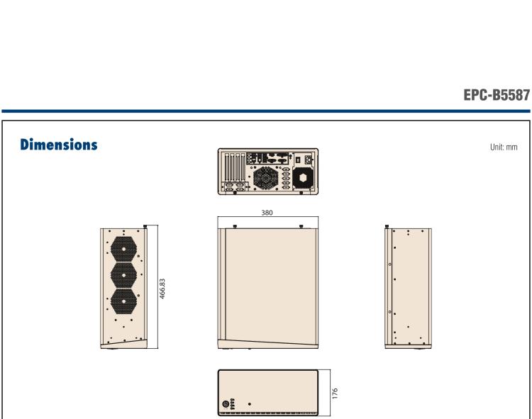 研華EPC-B5587 適配Intel? 第10代 Core i / Xeon W系列處理器，搭載W480E芯片組。標(biāo)準(zhǔn)4U上架，工業(yè)級(jí)品質(zhì)，穩(wěn)定可靠。廣泛適用于高端AI服務(wù)器等應(yīng)用。