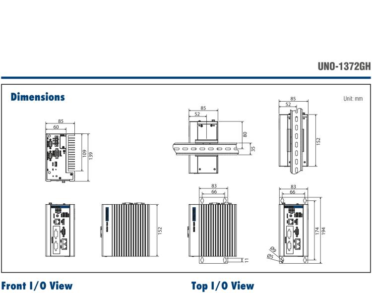 研華UNO-1372GH 通過Class I，Division 2認(rèn)證的導(dǎo)軌安裝工業(yè)控制器，搭配英特爾?凌動?四核處理器