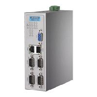 研華UNO-1110 導(dǎo)軌安裝型工業(yè)控制器，搭配TI Coretex AM3505 處理器，2×LAN，5×COM，4×USB，1 GB SD卡