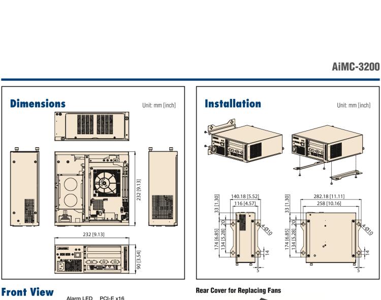 研華AiMC-3200 智能微型工控機，Intel Core i7/i5/i3 CPU,2 擴展槽，250W 80 Plus PSU