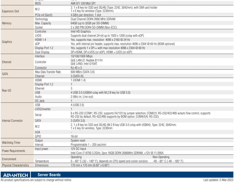 研華AIMB-286 Intel? 第8/9代 Core? i 系列處理器，搭載Intel H310芯片組。超薄設(shè)計(jì)，結(jié)構(gòu)緊湊。
