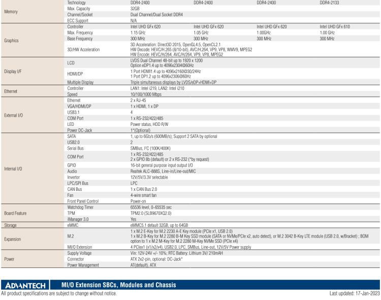 研華MIO-5373 第八代 Intel 低功耗高性能 超極本CPU 3.5寸嵌入式單板，性能提升40%