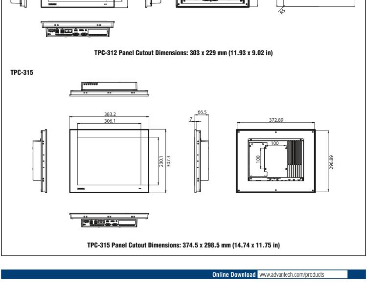 研華TPC-324W 8代Intel?Core? i3/ i5/ i7處理器24" FHD TFT LED LCD觸摸屏電腦，內(nèi)置8G DDR4 RAM