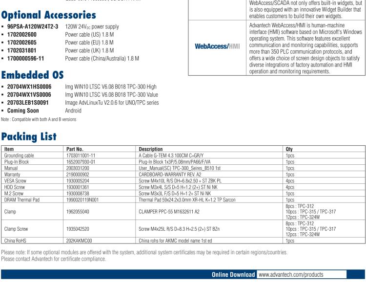 研華TPC-315 15英寸XGA TFT LED LCD觸摸屏電腦，搭載第八代Intel?Core? i3/ i5/ i7處理器，內(nèi)置8G DDR4 RAM