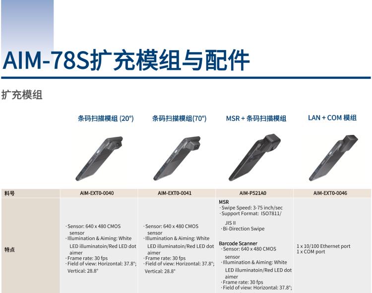 研華AIM-78S 10.1" 工業(yè)移動(dòng)手持平板電腦，搭載高通? 驍龍? 660 處理器, 安卓10操作系統(tǒng)